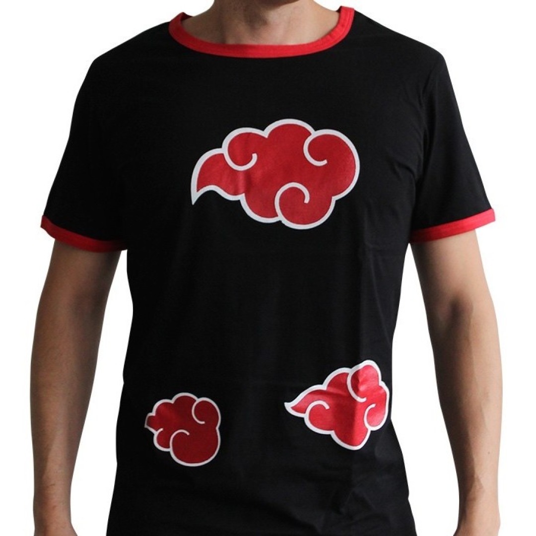 32d7d5cdb08813c24b70cfefd792a3a6.jpg Naruto Shippuden Akatsuki T-Shirt (L) - Image 1