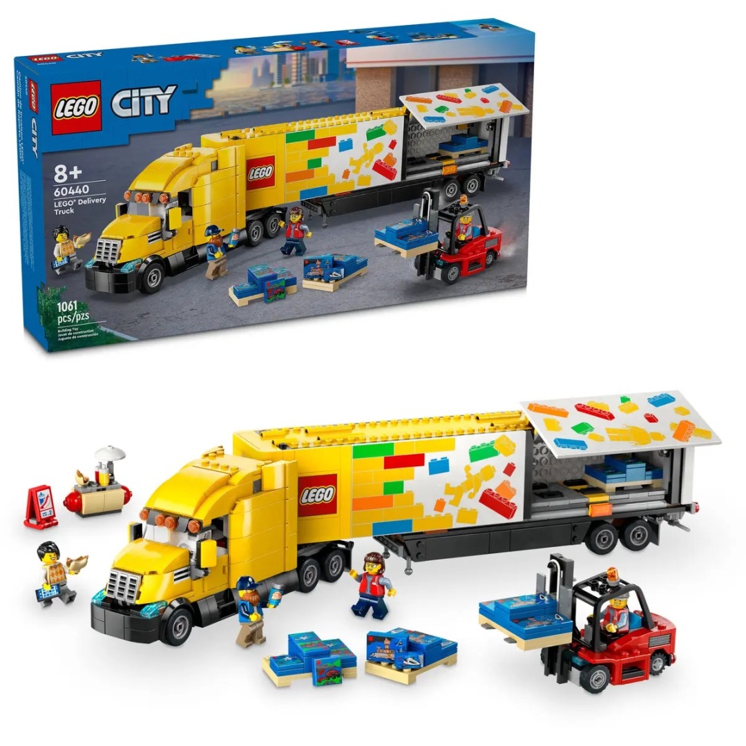 339a91dad821121b9eafdfc2424df261.jpg LEGO City 60440 Yellow Delivery Truck - Image 1