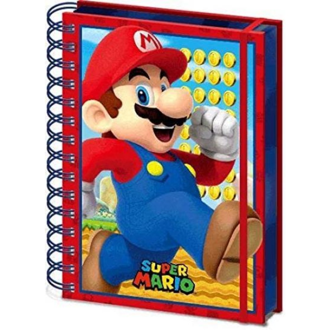 Super Mario A5 Notebook | Buy Online Malta | GamesPlus