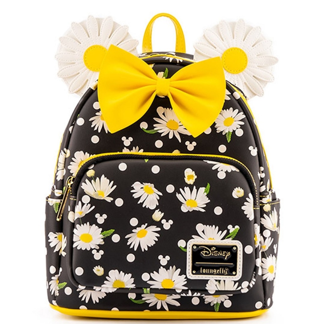 344be166354cd25e13bf59f5f8326a5a-1.jpg Disney Minnie Daisies Loungefly Backpack - Image 1