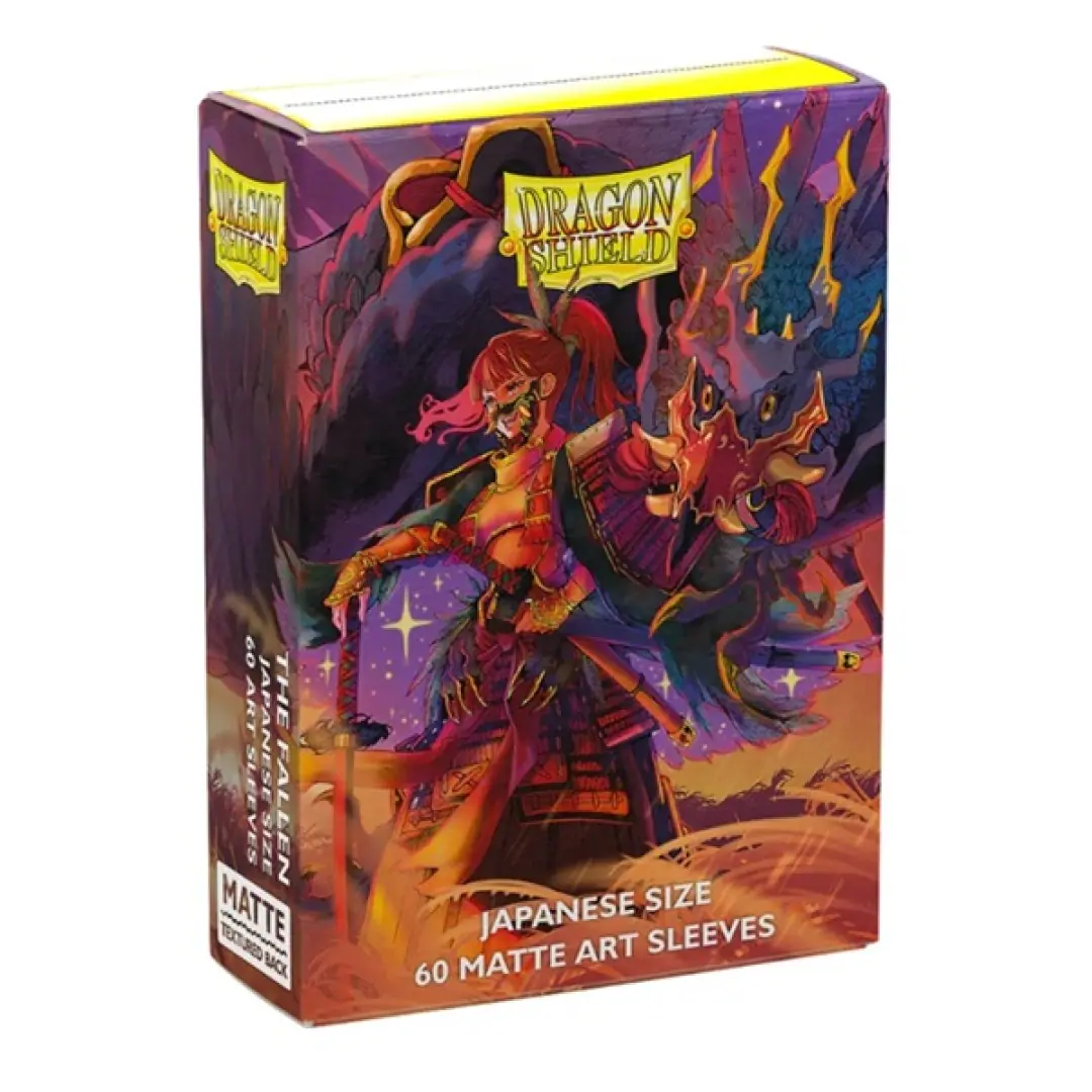 dragon shield the fallen card sleeves Shield: Matte Art sleeve decks for an extra layer of protection against dust Dragon Shield Matte Deck Protector