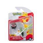 Pokemon Fennekin, Lechonk & Sirfetch'd Battle Figure Set
