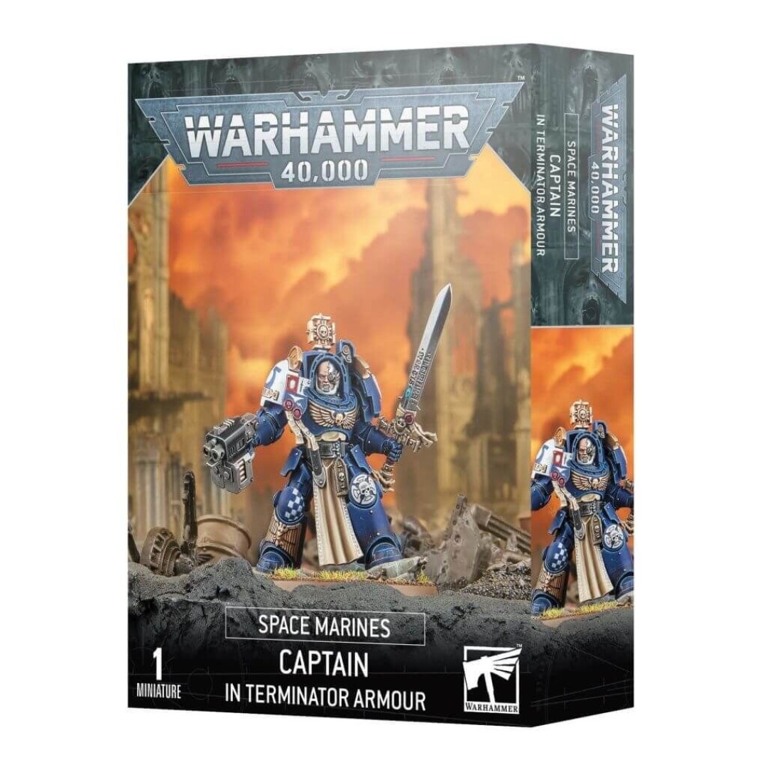 37a90a02ea392838b06912b6755b4dce-1.jpg Warhammer 40,000 Space Marines Captain In Terminator Armour (48-92) - Image 1