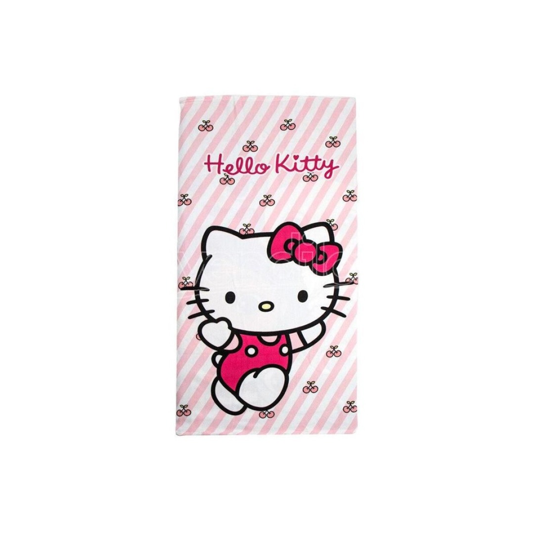 37be59e51cae068b50c82c6394730fc4.jpg Hello Kitty Beach Towel 70x140cm - Image 1