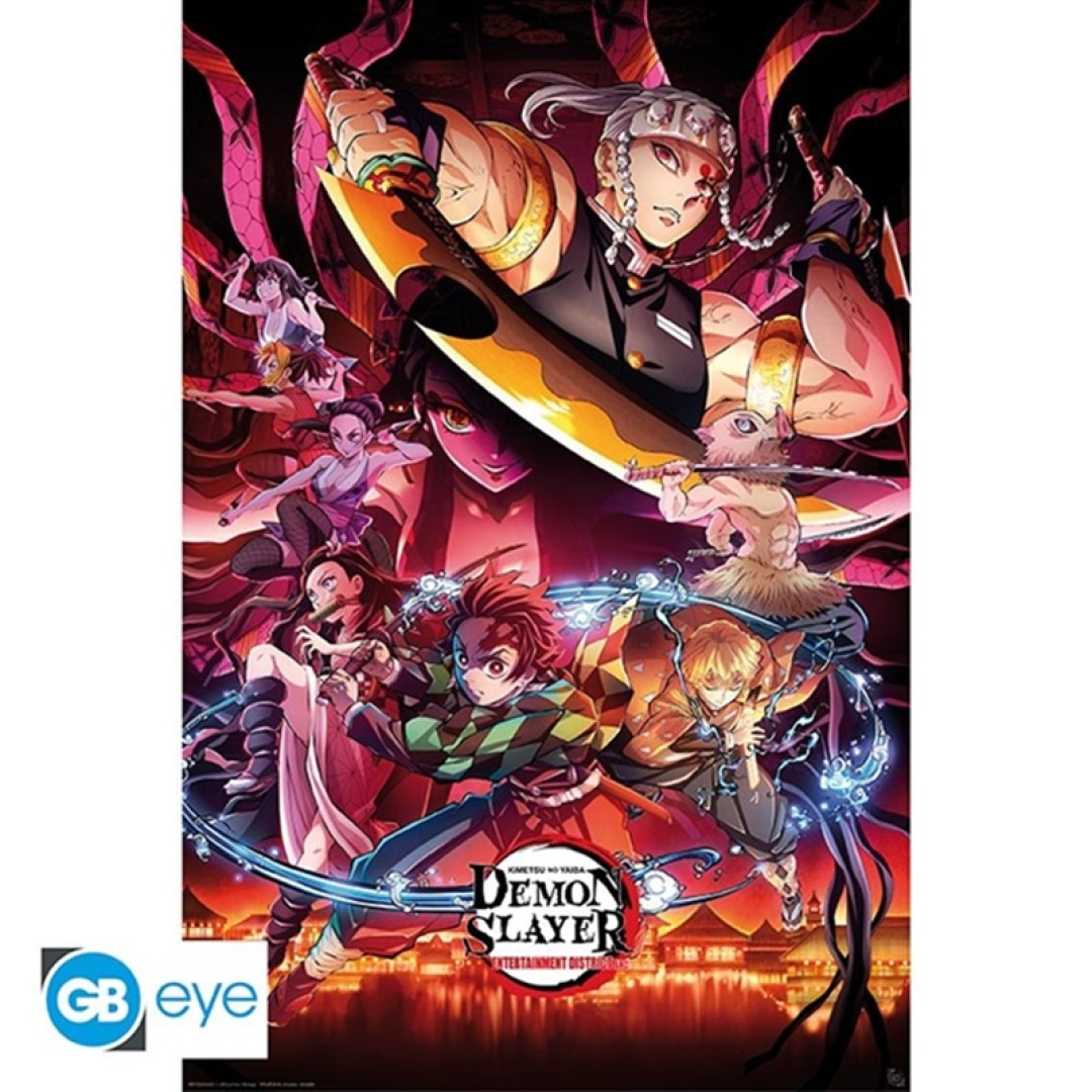 3814eaad343d11de2ad9226a4d1fc57a-1.jpg Demon Slayer Entertainment District Poster 91x61cm - Image 1
