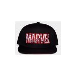 Marvel Logo Red Black Cap
