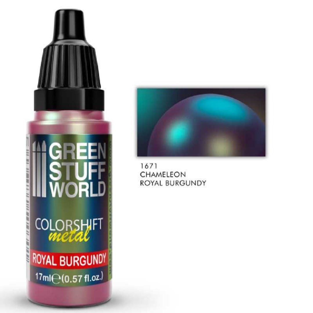 3953c46e9704256c396db0eb7880c8ef.jpg Green Stuff World Chameleon Colorshift Metal Royal Burgundy 17ml - Image 1