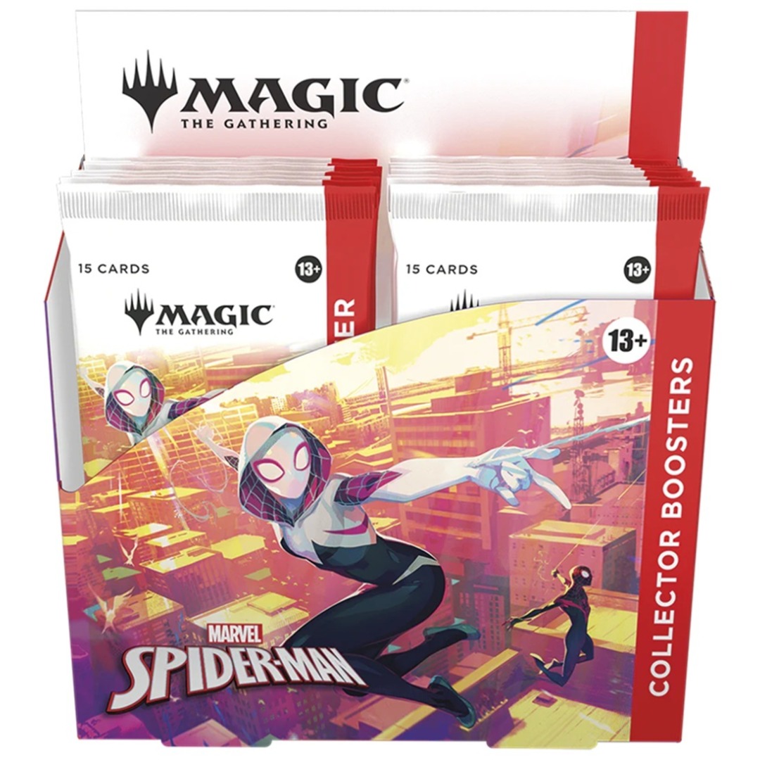 3a1d7c333cd796f913d054b3aa101b15.jpg Magic The Gathering TCG: Marvel's Spider-Man Collector Booster Box - Image 1