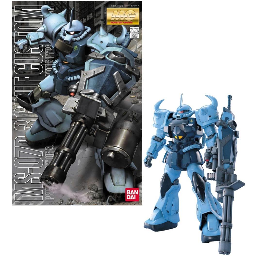 3a6eefe3be608783662372fbed589240.jpg Gundam MS-07B3 Gouf Custom MG 1/100 Bandai Model Kit - Image 1