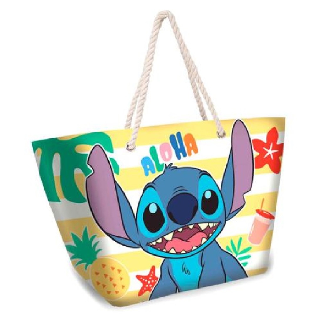 3c606345c1e35d37f9f750137846f979.jpg Disney Stitch Aloha Beach Bag - Image 1