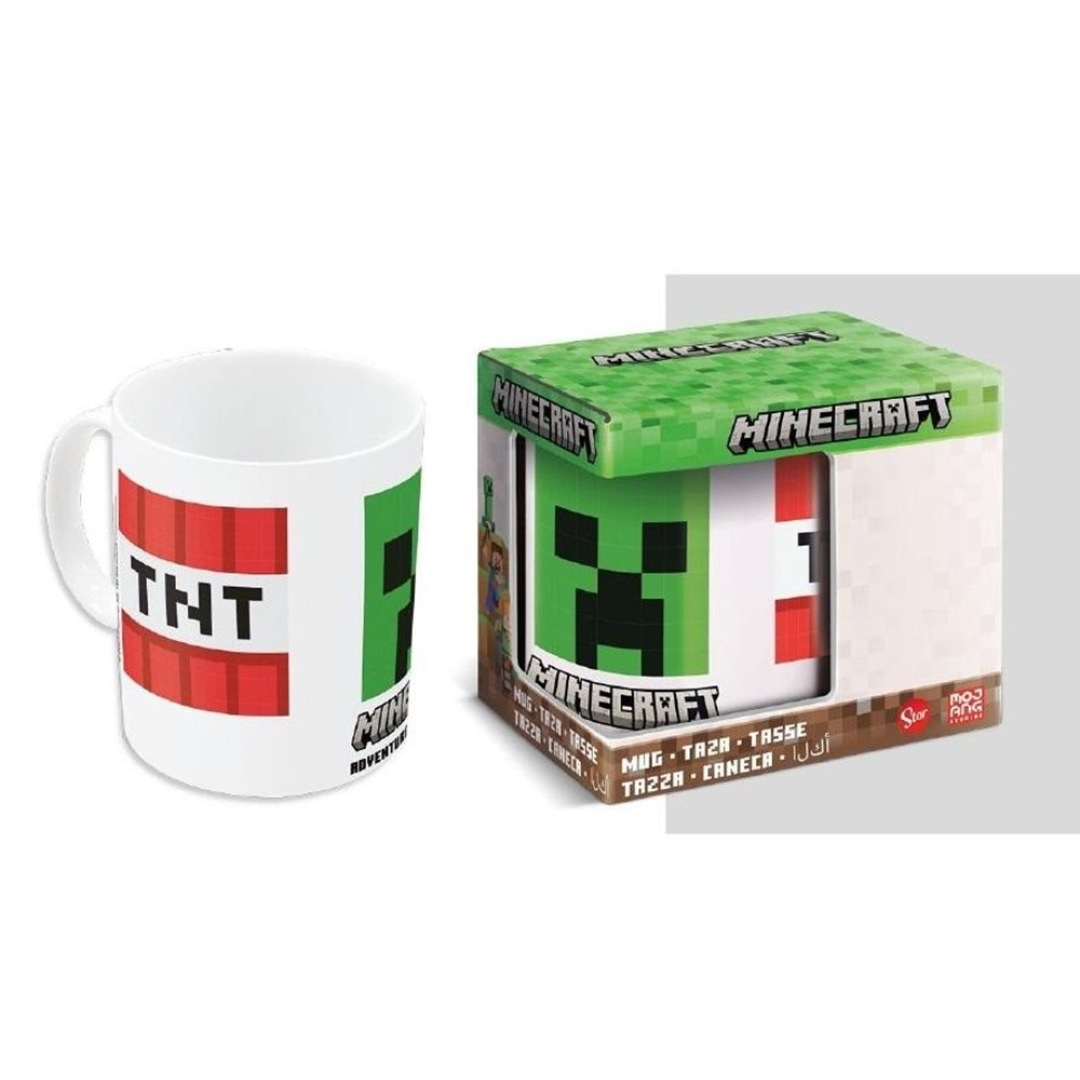 3cc3be7bdfaa542fd89069e30a1a4a8e.jpg Minecraft TNT Ceramic Mug 325ml - Image 1