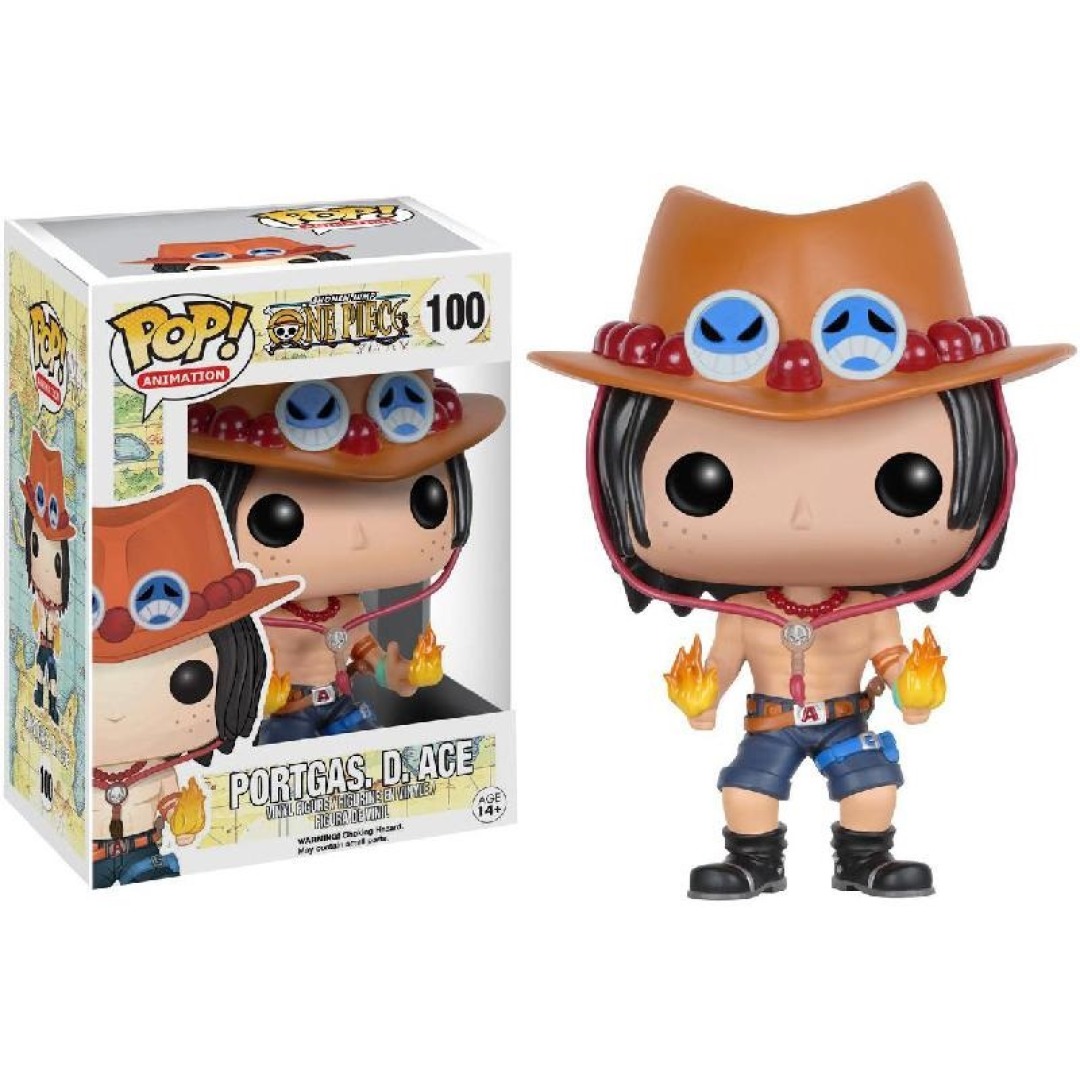 3d44738978ac0271aff562921df5950b.jpg Funko POP! One Piece N° 100 - Portgas D.Ace - Image 1