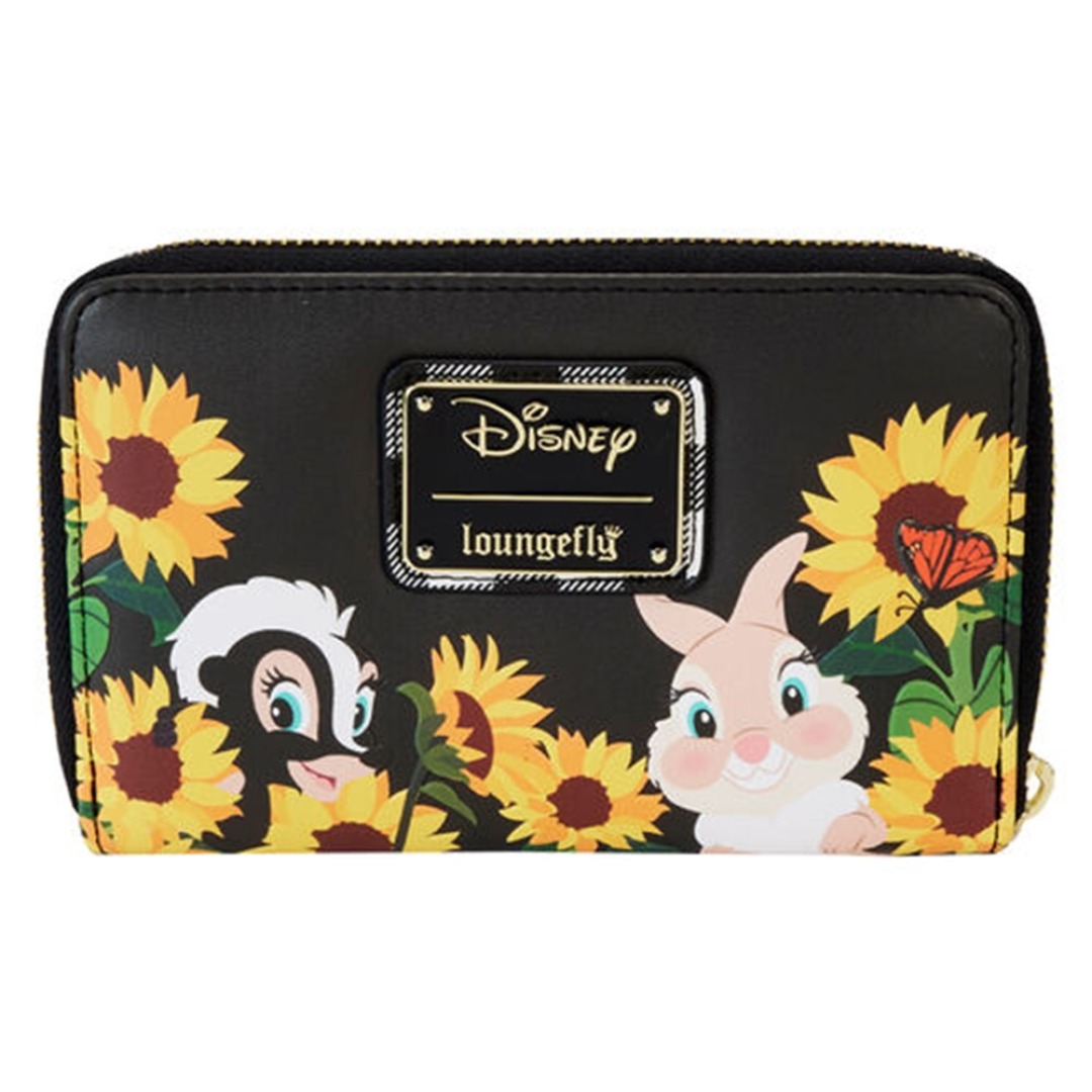 3daa250ef6d8e1f5130993a9a5ee5491.jpg Disney Bambi Sunflower Friends Loungefly Wallet - Image 1