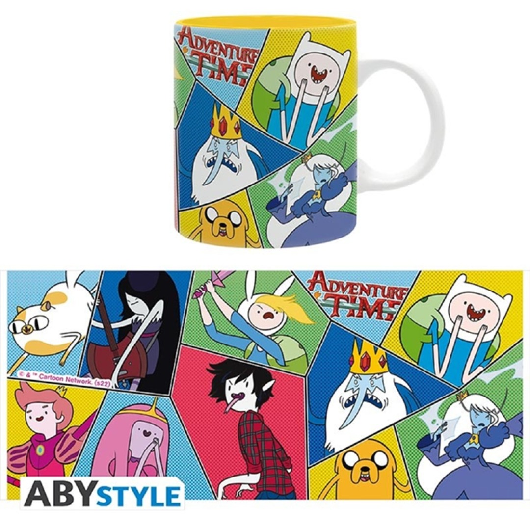 3daf0c876b9d1ab3ec46e3d71d039acc-1.jpg Adventure Time Characters Mug 320ml - Image 1