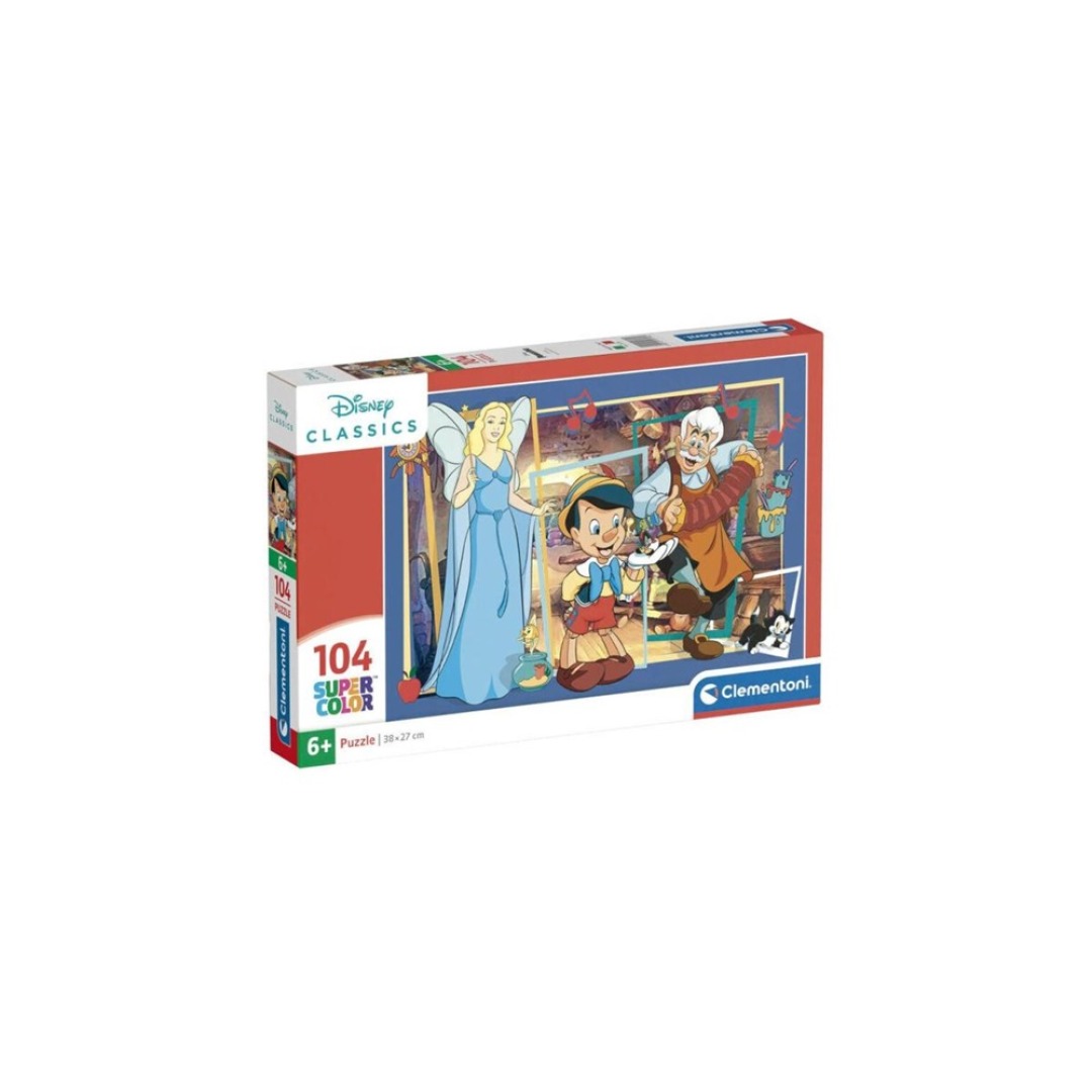 3e130d65d6d02663311682c0b4cee0ce.jpg Disney Pinocchio Puzzle 104 Pieces - Image 1