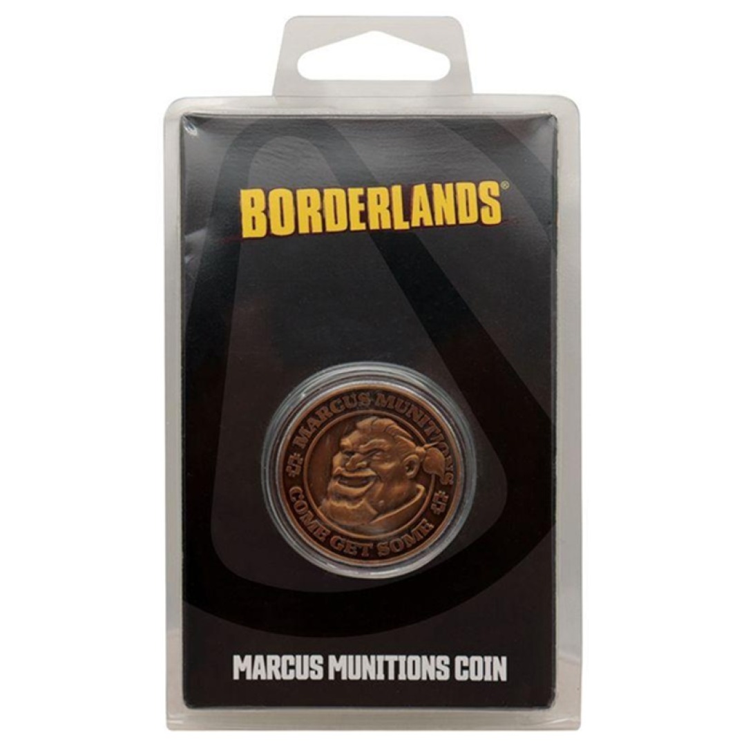 3e909c94125fd1a50144ab00d6063874-1.jpg Borderlands Marcus Munitions Limited Edition Coin - Image 1