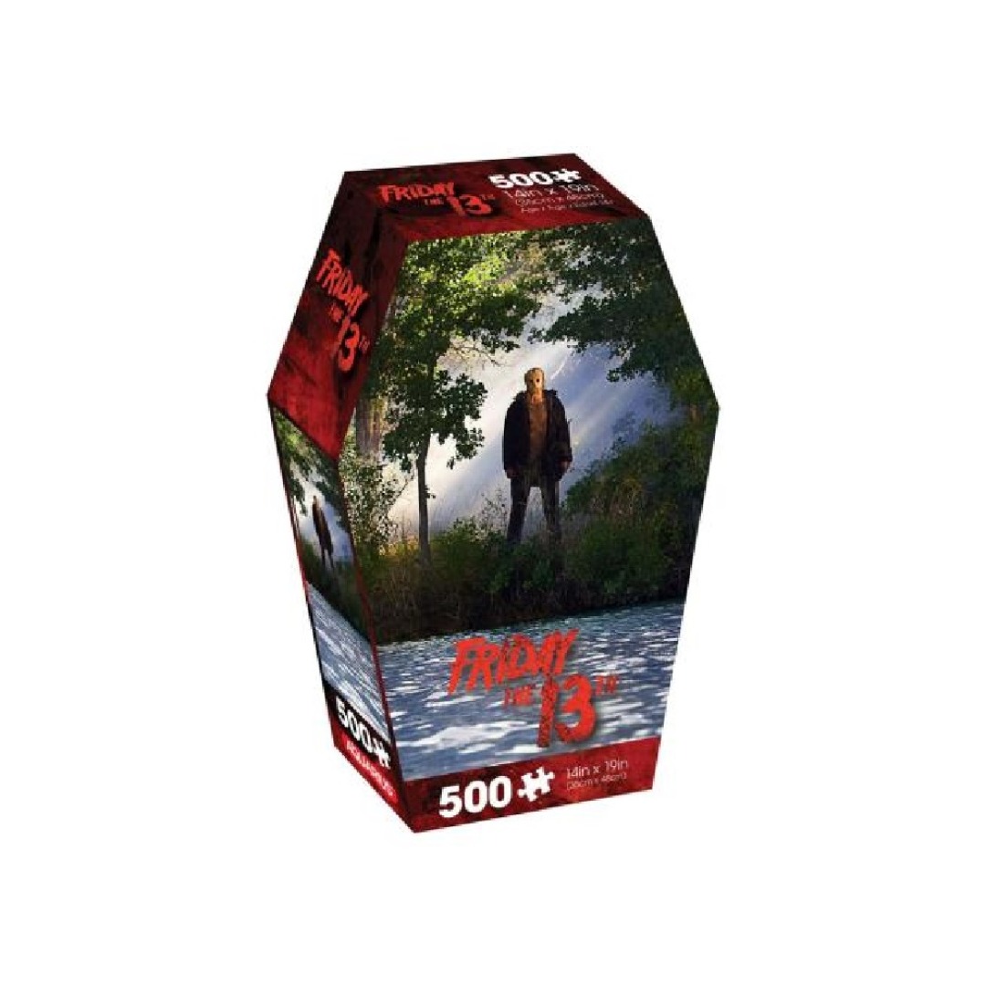3f7cc5090744a6ceae42d14818e05442-1.jpg Friday The 13th Coffin Puzzle 500 Pieces - Image 1