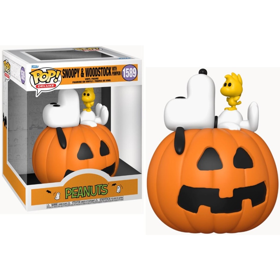 40b1f6a82a8f4fbc5a363bc01a7d1e71.jpg Funko POP! Peanuts N° 1589 - Snoopy & Woodstock With Pumpkin - Image 1