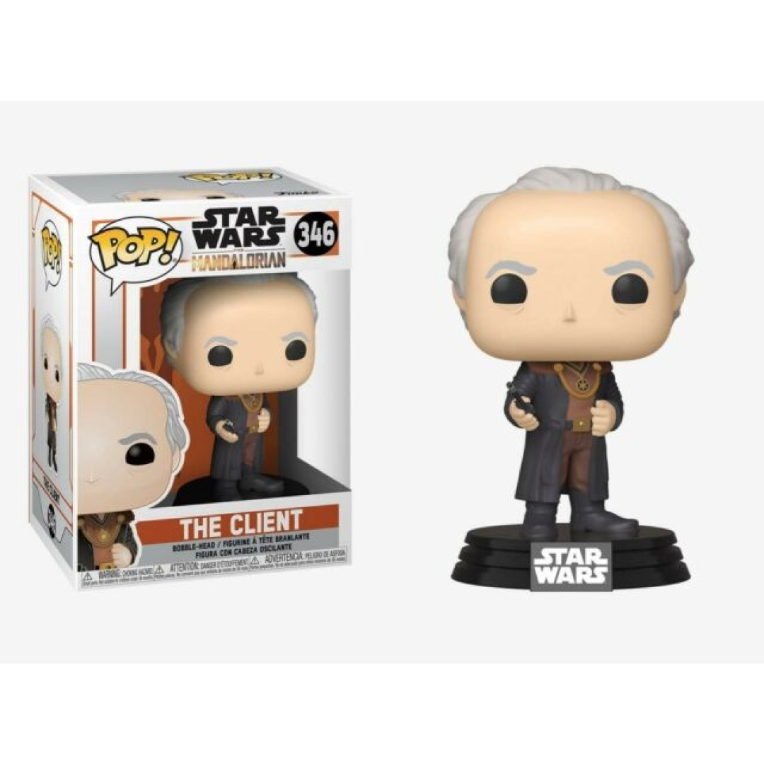 414acd2083aa1b3b526e059d68179654.jpg Funko POP! Star Wars The Mandalorian N° 346 - The Client - Image 1