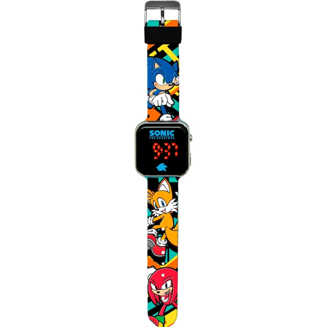 41532177c64102401fee5c2a957ed386.jpg Sonic The Hedgehog & Tails Color LED Watch - Image 1
