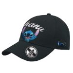 Disney Stitch Ohana Black Baseball Cap