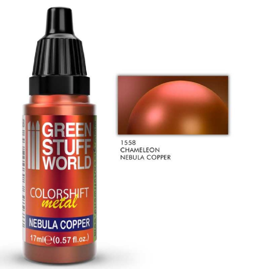 4294a736d2356491e26b99a644aa14cc.jpg Green Stuff World Chameleon Colorshift Metal Nebula Copper 17ml - Image 1