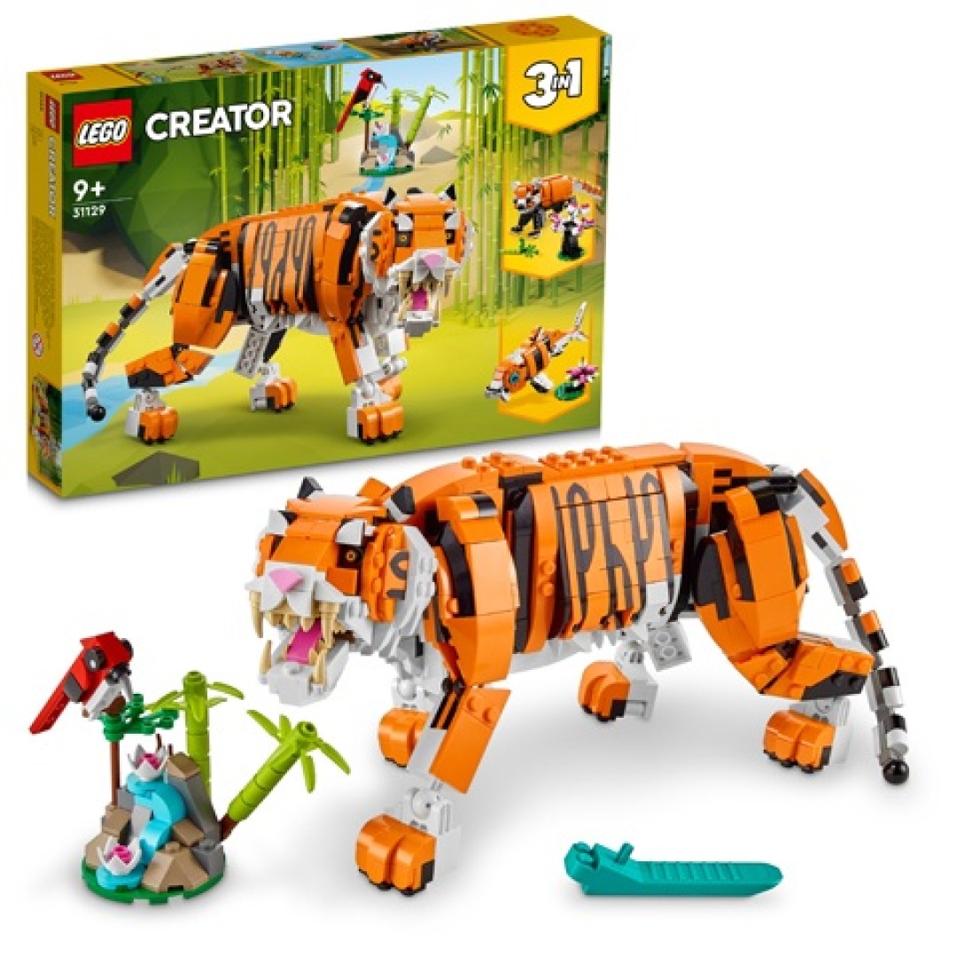 42bb8c1c08612e9feb4aaf9687c50b58.jpg LEGO Creator 31129 Majestic Tiger - Retired - Image 1
