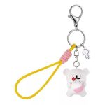 Maltese Cupcake Keychain