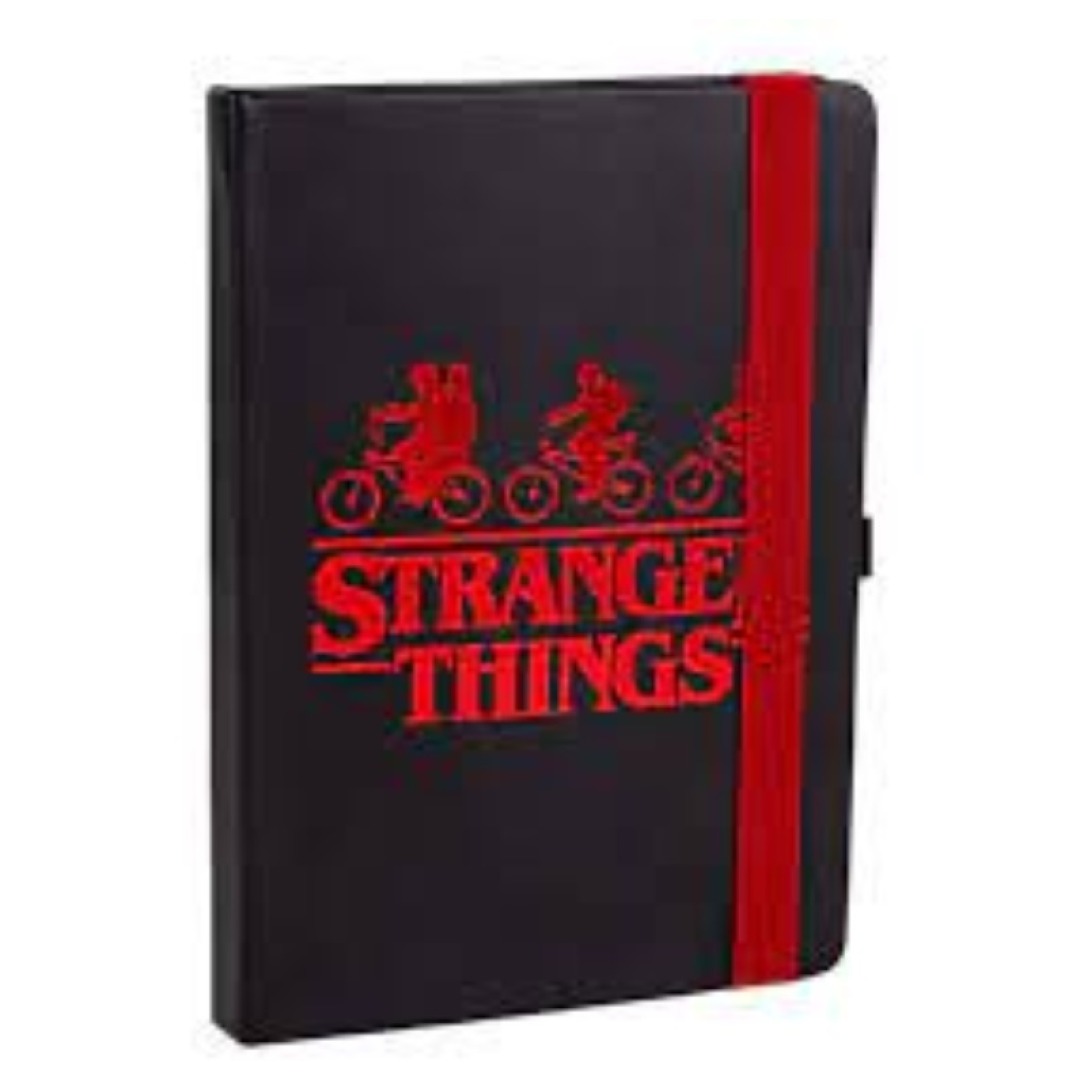 43af9095df676911d3aa9445d7b56780.jpg Stranger Things Leather A5 Notebook - Image 1