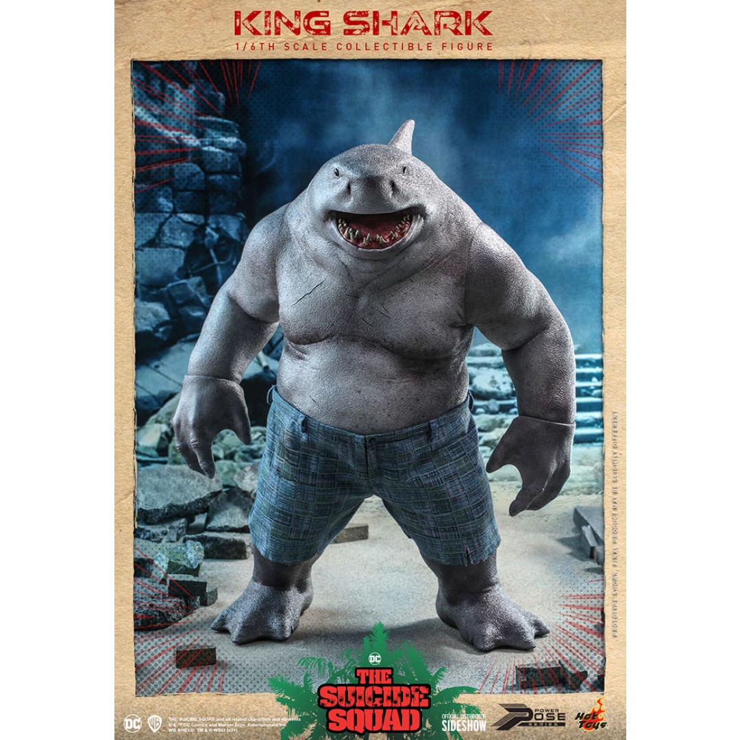 44a8806d2ee606a489fc7b85270b45da.jpg DC Suicide Squad King Shark Sixth Scale Hot Toys Figure - Image 1