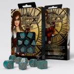 Q-Workshop Steampunk Clockwork Nautical Apparatus Modern Dice Set