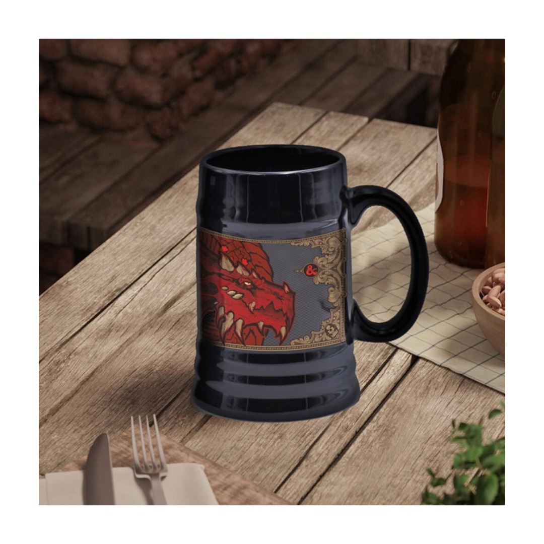 45845daed9e113bc8f8838622f6f0ac5.jpg Dungeons & Dragons Ceramic Beer Mug - Image 1