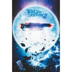 Back To The Future Flying Delorean Poster 91x61cm