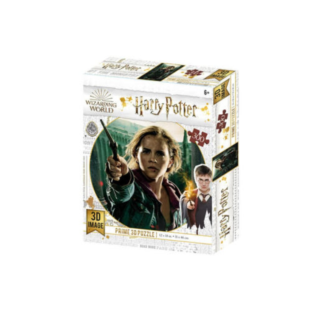 45a6b32910e171572e7ef0687ababfcb-1.jpg Harry Potter Hermione 3D Lenticular Puzzle 300 Pieces - Image 1
