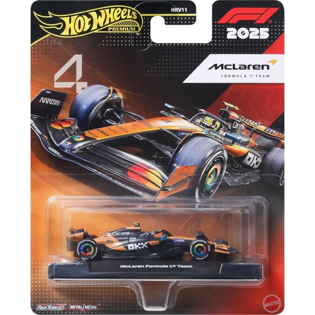 45affd65f5134d63e22100ce2ae7901e.jpg Hot Wheels F1 Premium Team McLaren: Driver 2 Vehicle - Image 1