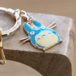 Studio Ghibli My Neighbor Totoro Blue Totoro Metal Keychain