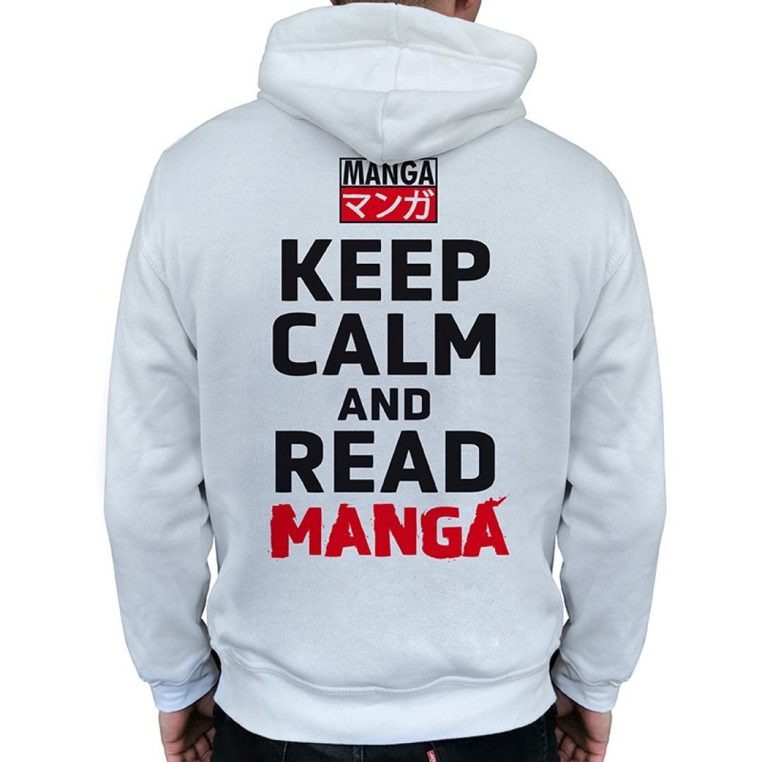 47a20baf560fb75ab824e69434e1b8c0-1.jpg Keep Calm Read Manga Hoodie (L) - Image 1