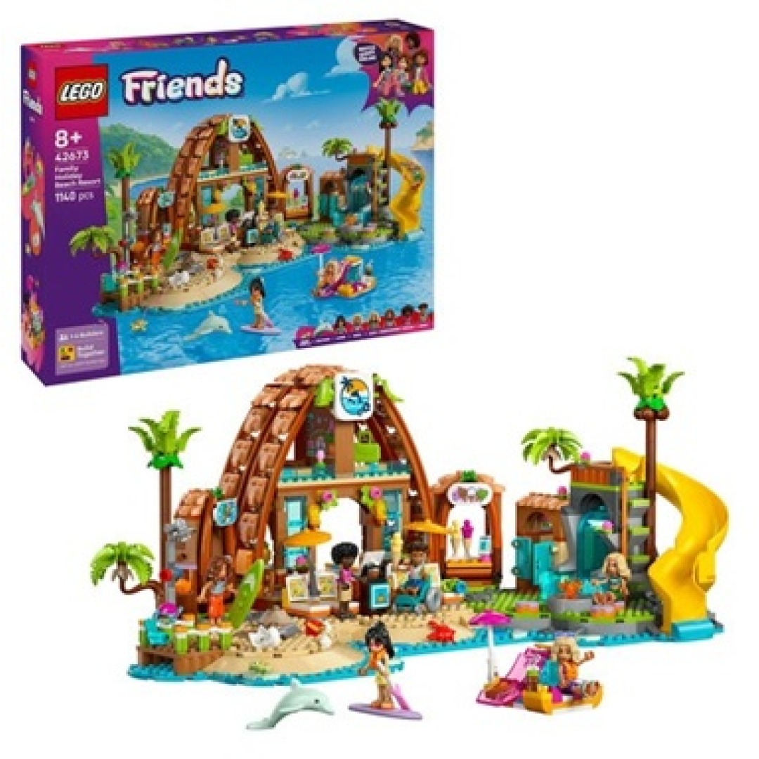 482d1b1266675587b81f7cceb0c360bf.jpg LEGO Friends 42673 Family Vacation Beach Resort - Image 1