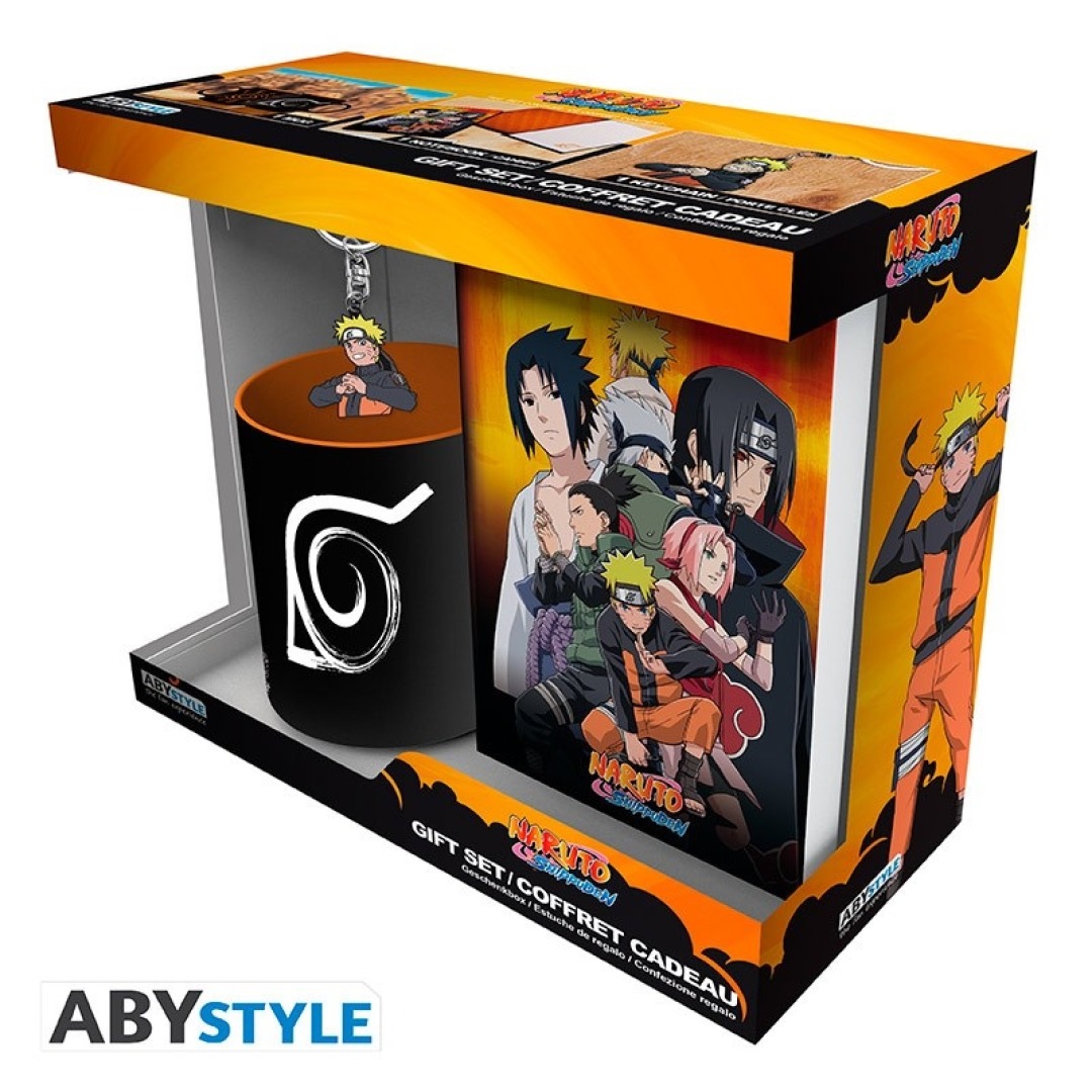 484d07a11cbc657ffdfa23ca1027b61c-1.jpg Naruto Shippuden Mug, Keychain & Notebook Gift Set - Image 1
