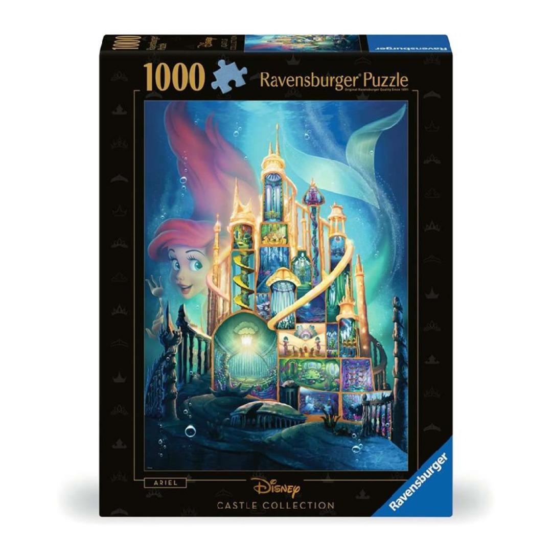 48a540f57c0516d338f45ac578130857.jpg Disney Castle Collection Ariel Puzzle 1000 Pieces - Image 1