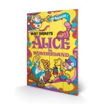 Disney Alice In Wonderland Print On Wood 40x59cm