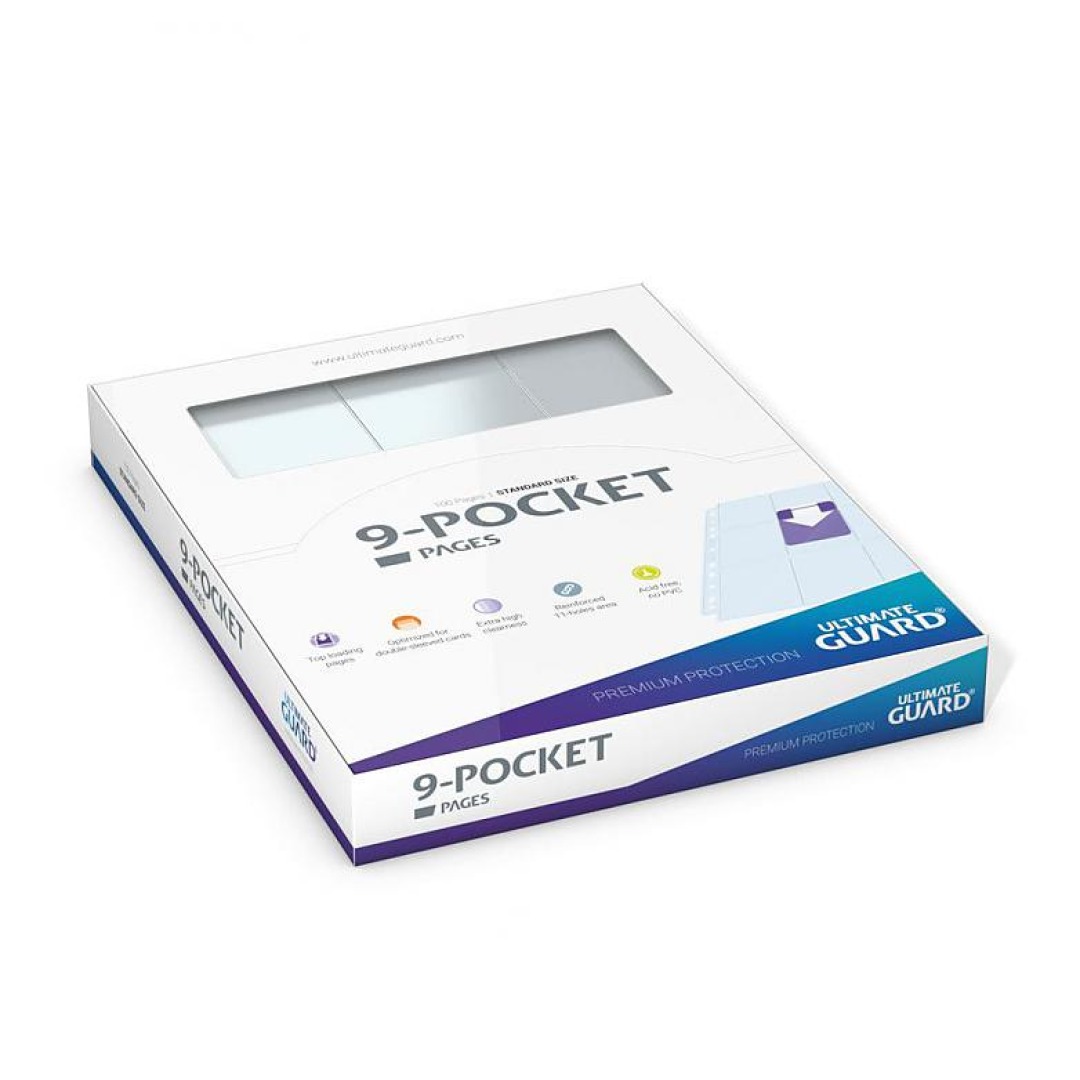 48c3893bca8e22d7aedeb82ad5b87c4c.jpg Ultimate Guard 9-Pocket Pages (100 Pages) - Image 1