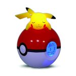 Pokemon Pikachu Pokeball Alarm Clock with LED Lamp