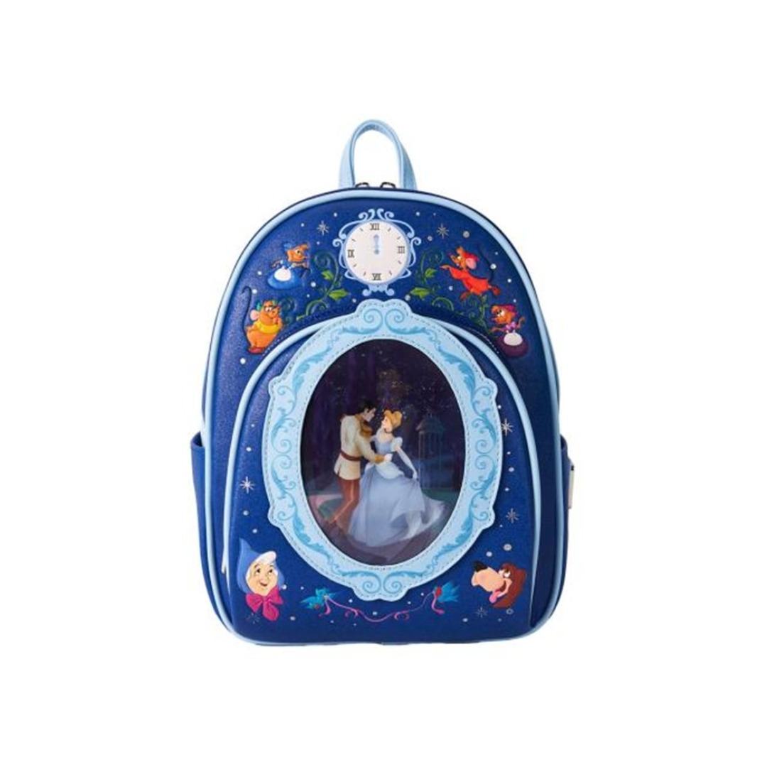 4b2ea677fea70b2cfc48ba0c8b895c8b-1.jpg Disney Cinderella 75th Anniversary Loungefly Backpack - Image 1
