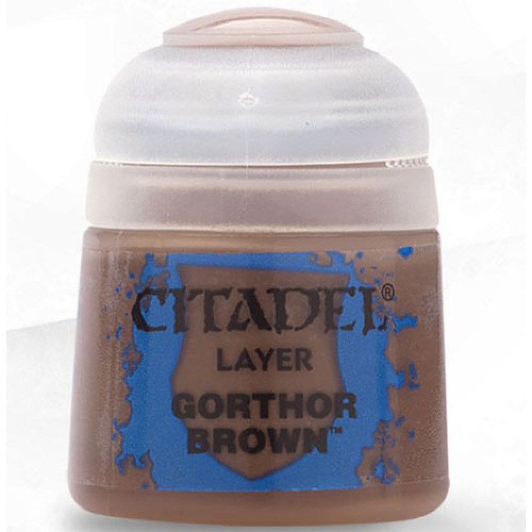 4b2f3c37ab9a2e042cdeb4f2d35e435f.jpg Citadel Layer Gorthor Brown 12ml (22-47) - Image 1