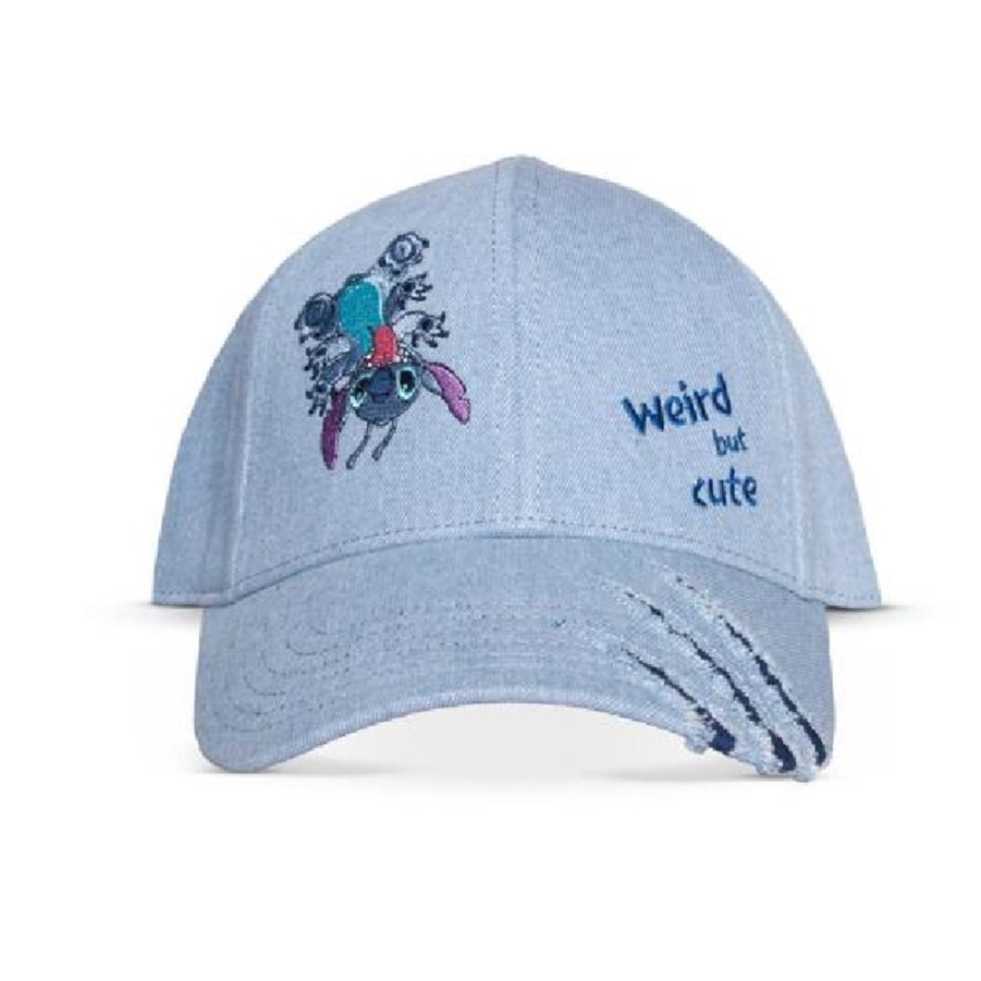 4c5ef604051348ff21714c689f231faa.jpg Disney Stitch Weird But Cute Adjustable Cap - Image 1