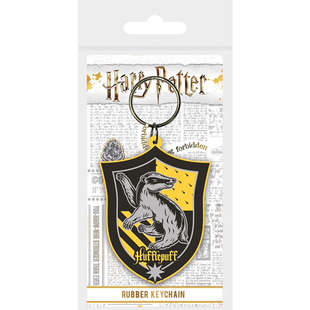 4c6623111ae18a70256fcde9b8b957d1.jpg Harry Potter Hufflepuff Keychain - Image 1