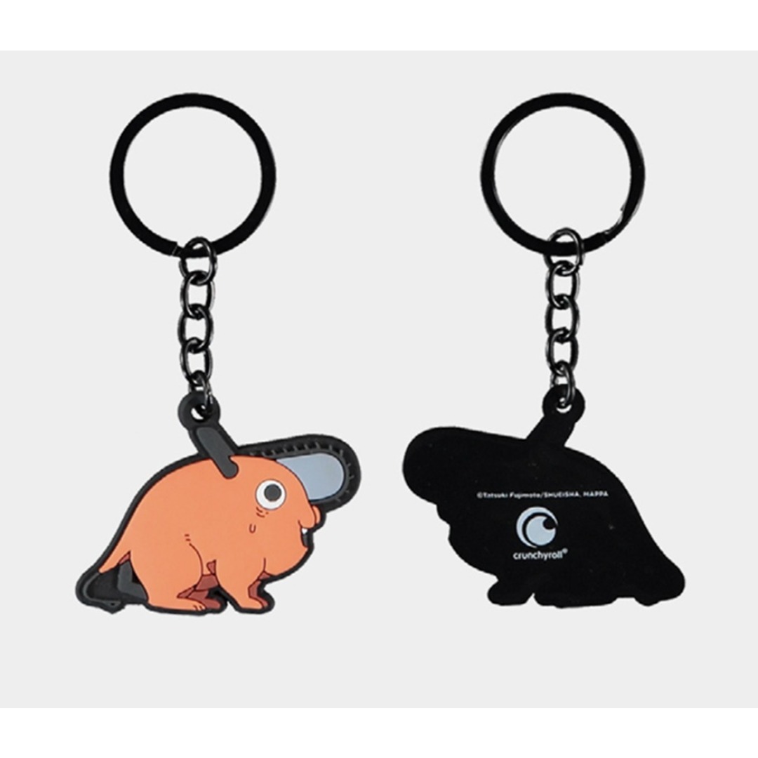 4c98a82b21838a9fa686f783e3387824.jpg Chainsaw Man Pochita Keychain - Image 1