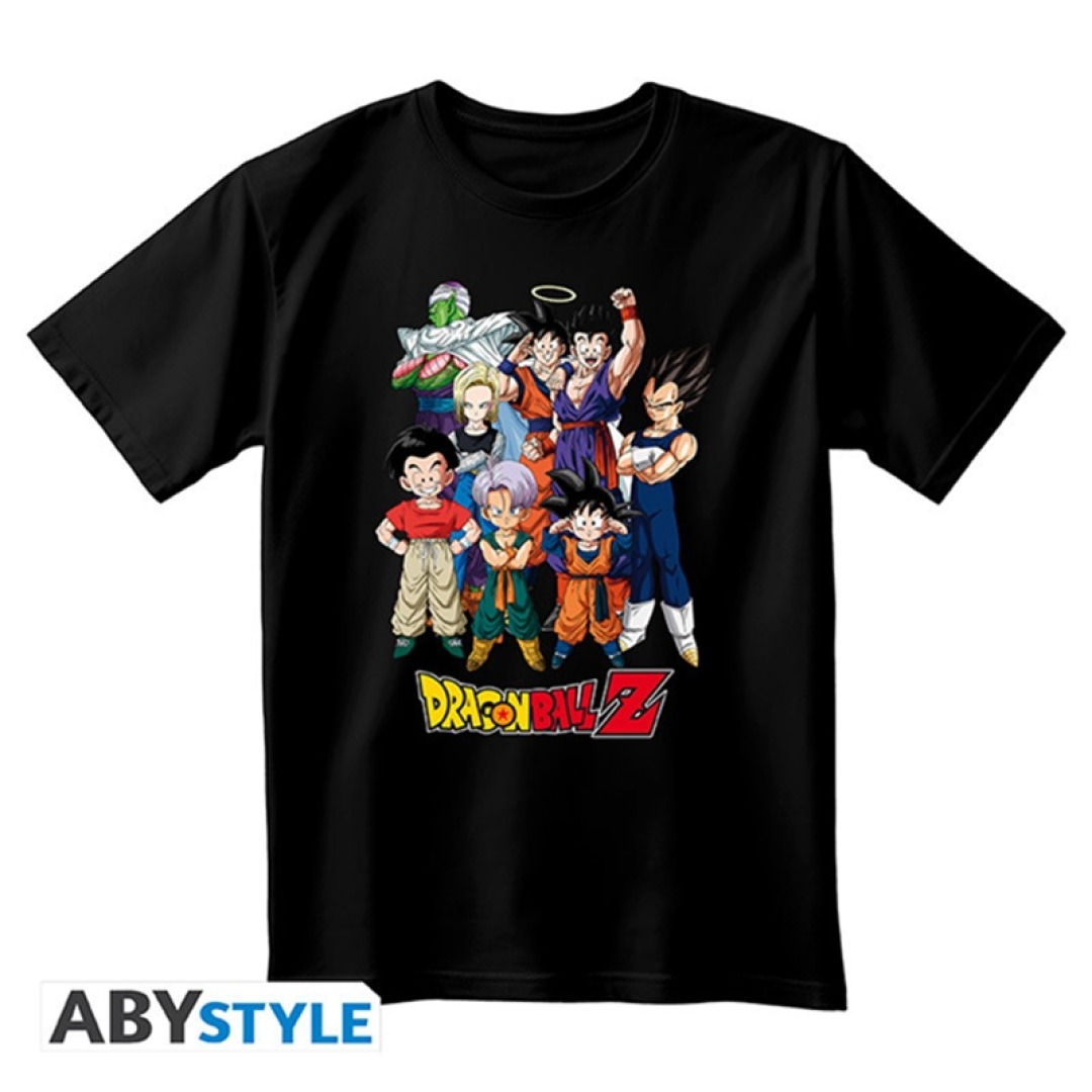 4d41983cbf6231795991ae8f8c37e83c-1.jpg Dragon Ball Z Goku's Group Black T-Shirt (XS) - Image 1