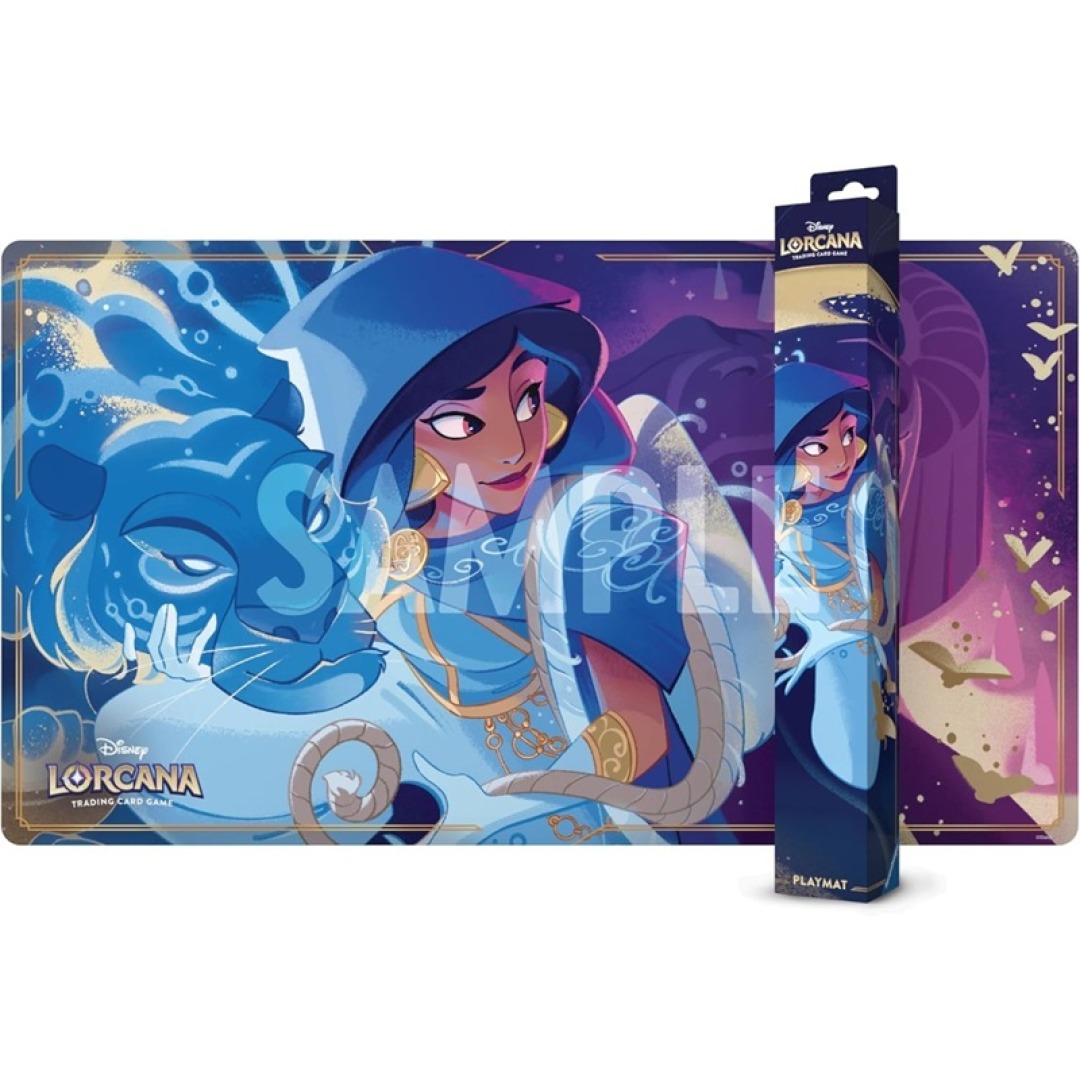 4dfce4a9cd8246a6f505530e8dc498c2.jpg Disney Lorcana TCG: Whispers In The Well Jasmine Playmat - Image 1